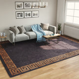 vidaXL Vloerkleed wasbaar anti-slip 80x150 cm meerkleurig