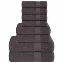 vidaXL 8-delige Handdoekenset FROGN 360 g/m² wit