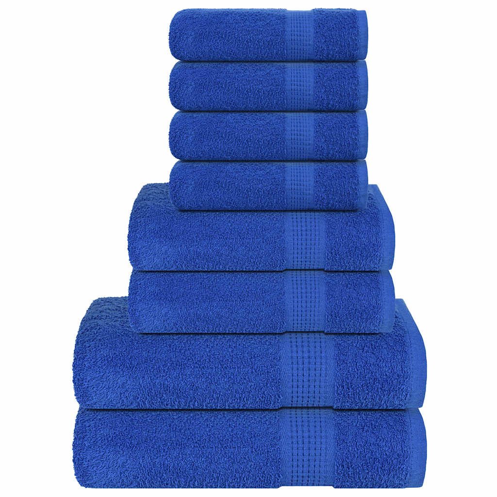 vidaXL 8-Piece Towel Set FROGN 360 gsm white