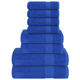 vidaXL 8-Piece Towel Set FROGN 360 gsm white