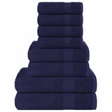 vidaXL 8-Piece Towel Set FROGN 360 gsm white
