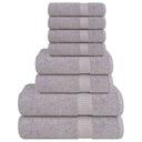 vidaXL 8-delige Handdoekenset FROGN 360 g/m² wit