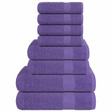 vidaXL 8-Piece Towel Set FROGN 360 gsm white