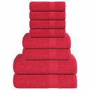 vidaXL 8-delige Handdoekenset FROGN 360 g/m² wit