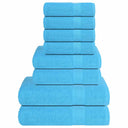 vidaXL 8-delige Handdoekenset FROGN 360 g/m² wit
