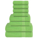 vidaXL 8-delige Handdoekenset FROGN 360 g/m² wit