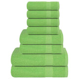 vidaXL 8-Piece Towel Set FROGN 360 gsm white