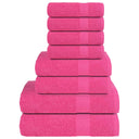 vidaXL 8-delige Handdoekenset FROGN 360 g/m² wit