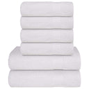 vidaXL 6-delige Handdoekenset FROGN 360 g/m² wit
