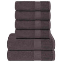 vidaXL 6-delige Handdoekenset FROGN 360 g/m² wit