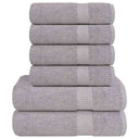 vidaXL 6-delige Handdoekenset FROGN 360 g/m² wit