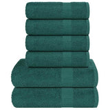 vidaXL 6-piece Towel Set FROGN 360 gsm white