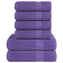 vidaXL 6-delige Handdoekenset FROGN 360 g/m² wit