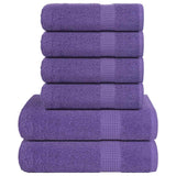 vidaXL 6-piece Towel Set FROGN 360 gsm white