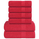 vidaXL 6-delige Handdoekenset FROGN 360 g/m² wit