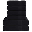 vidaXL 6-delige Handdoekenset FROGN 360 g/m² wit