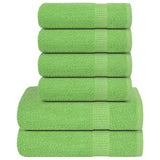 vidaXL 6-piece Towel Set FROGN 360 gsm white