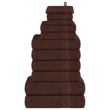 vidaXL 12-Piece Towel Set FROGN 360 gsm White