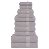 vidaXL 12-Piece Towel Set FROGN 360 gsm White