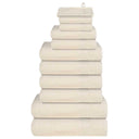 vidaXL 12-delige Handdoekenset FROGN 360 g/m² wit