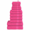 vidaXL 12-delige Handdoekenset FROGN 360 g/m² wit