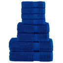 vidaXL 8-delige Handdoekenset SOLUND 600 g/m² wit