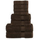 vidaXL 8-delige Handdoekenset SOLUND 600 g/m² wit