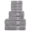 vidaXL 8-delige Handdoekenset SOLUND 600 g/m² wit