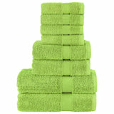 vidaXL 8-piece Towel Set SOLUND 600 gsm white