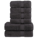 vidaXL 6-delige Handdoekenset SOLUND 600 g/m² wit