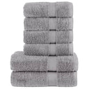 vidaXL 6-delige Handdoekenset SOLUND 600 g/m² wit