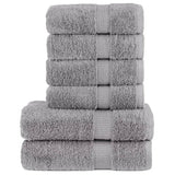 vidaXL 6-piece Towel Set SOLUND 600 gsm white