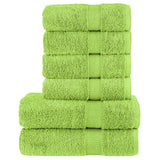 vidaXL 6-piece Towel Set SOLUND 600 gsm white