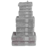 vidaXL 12-Piece Towel Set SOLUND 600 gsm white