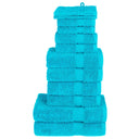 vidaXL 12-delige Handdoekenset SOLUND 600 g/m² wit