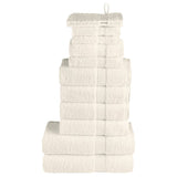 vidaXL 12-Piece Towel Set SOLUND 600 gsm white