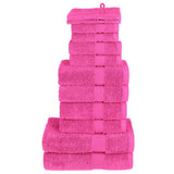 vidaXL 12-Piece Towel Set SOLUND 600 gsm white