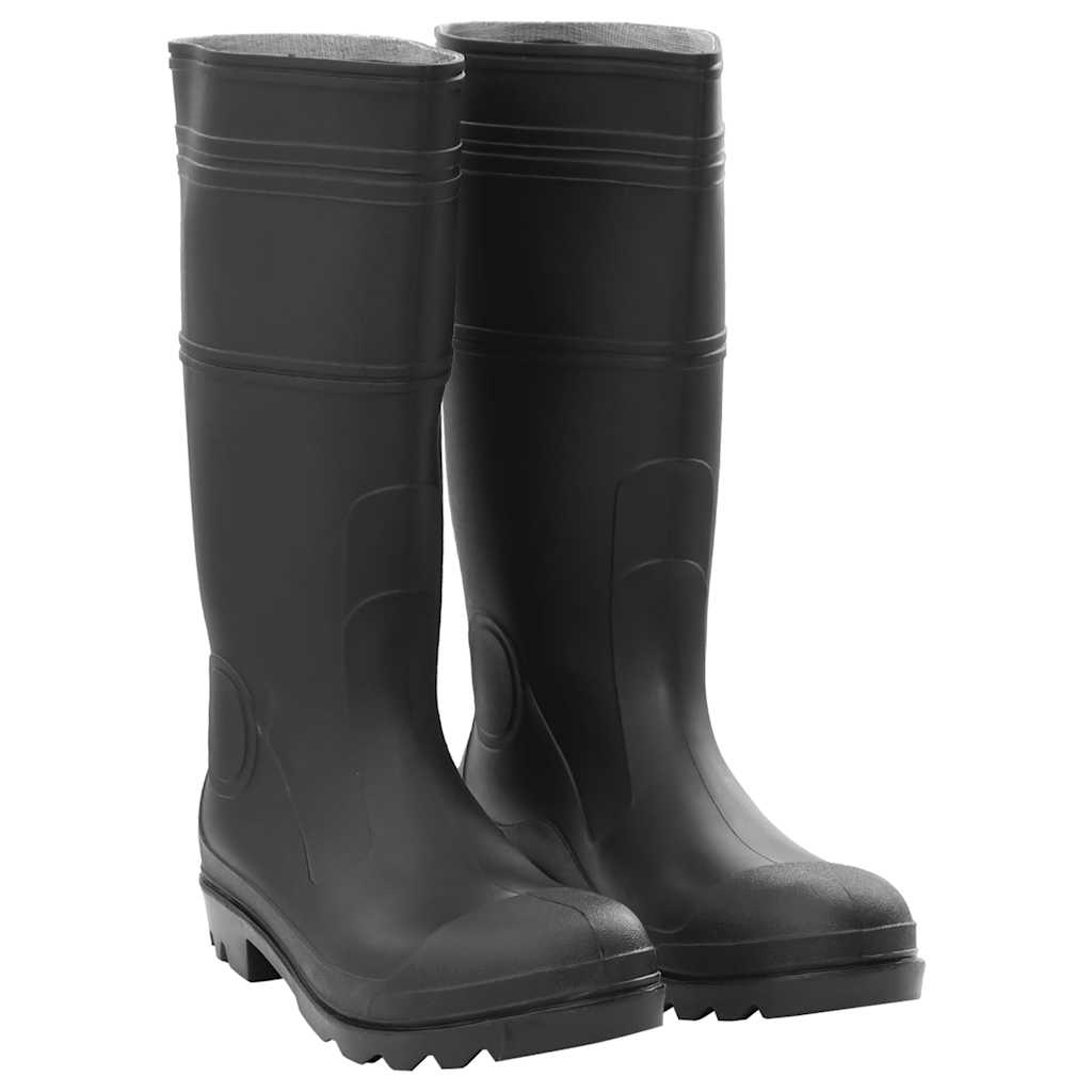 vidaXL Rain boots size 38 PVC black