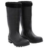 vidaXL Rain boots size 38 PVC black