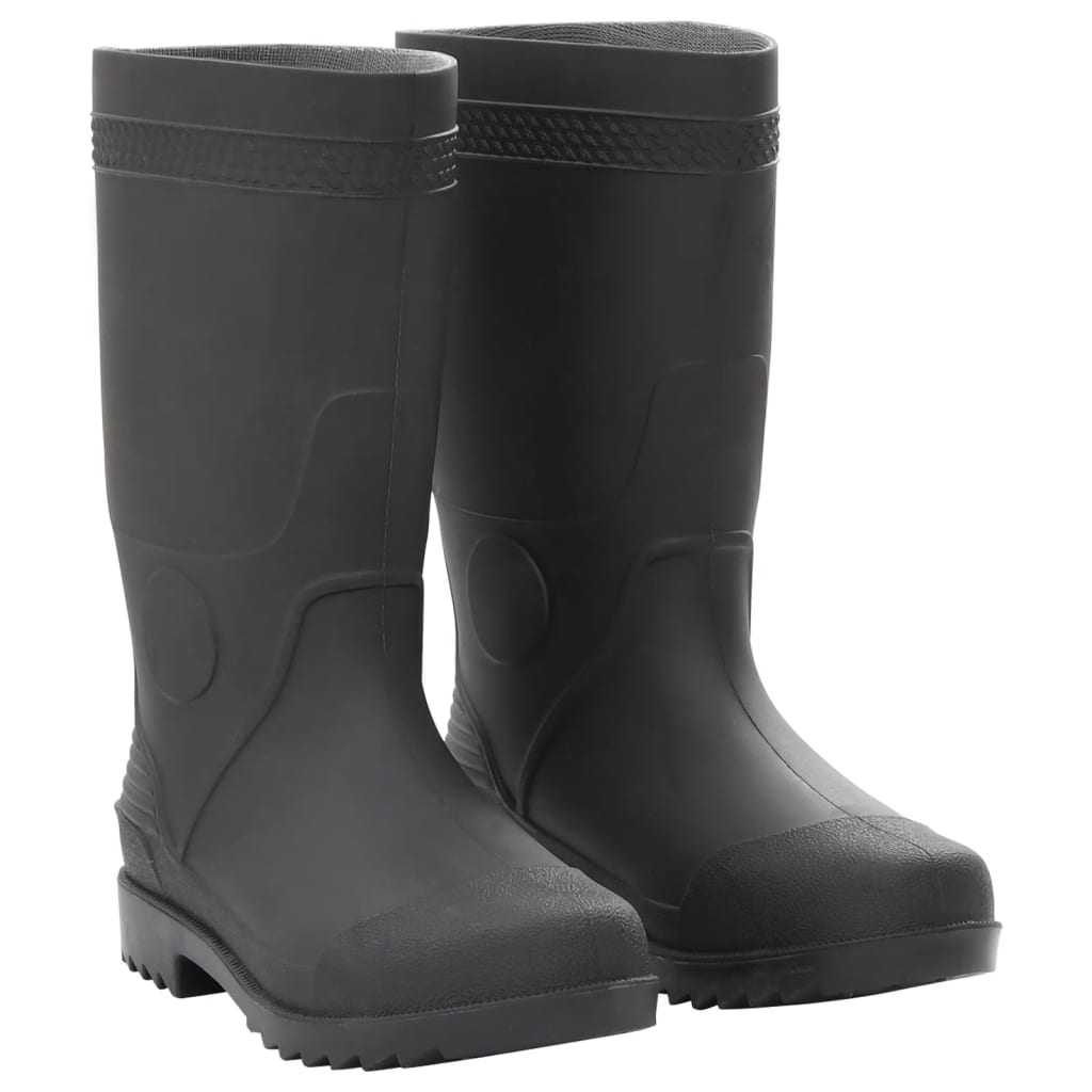 vidaXL Regenlaarzen maat 38 PVC zwart