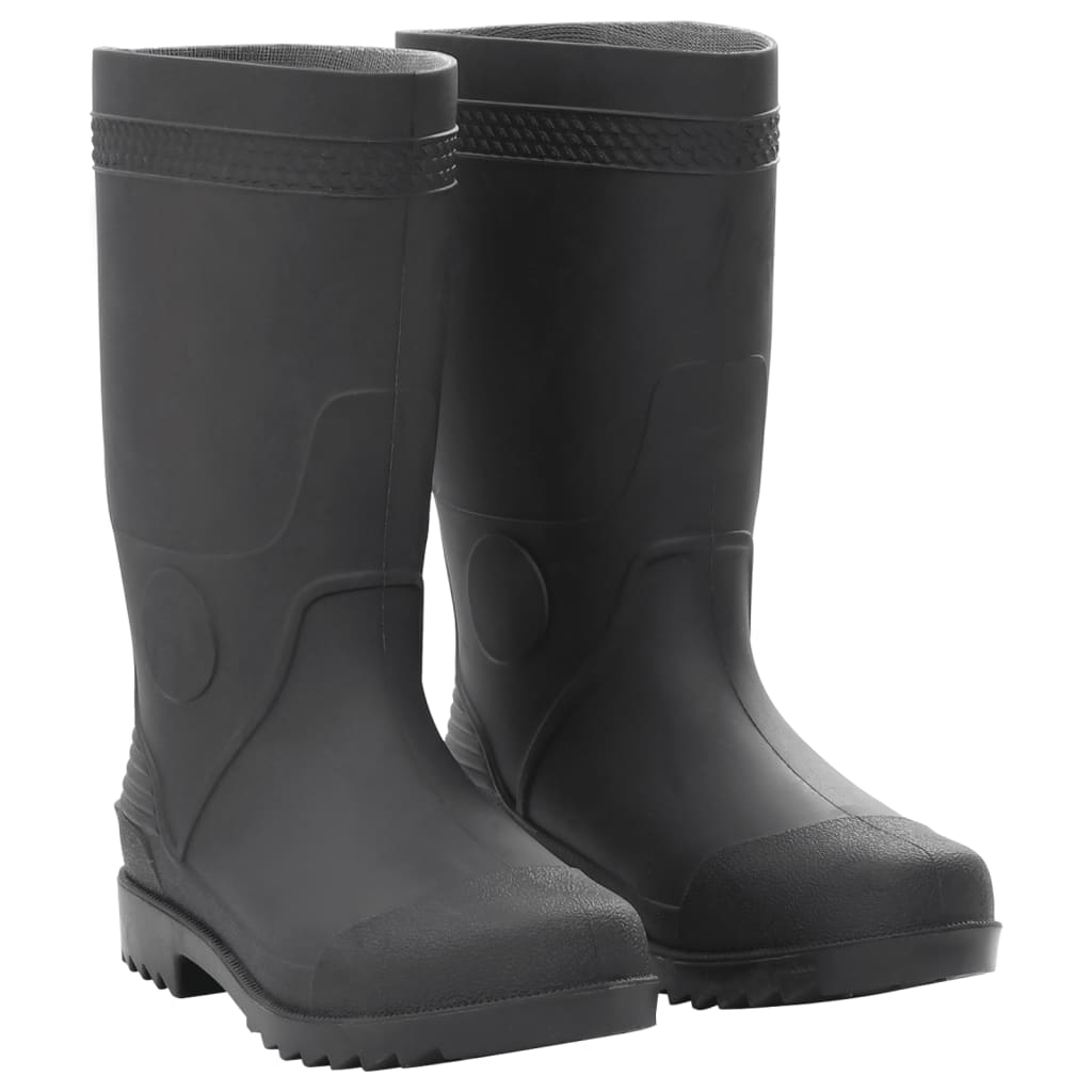 vidaXL Regenlaarzen maat 38 PVC zwart