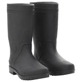 vidaXL Regenlaarzen maat 38 PVC zwart