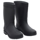 vidaXL Regenlaarzen maat 38 PVC zwart