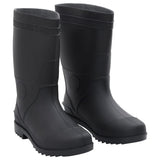 vidaXL Regenlaarzen maat 38 PVC zwart