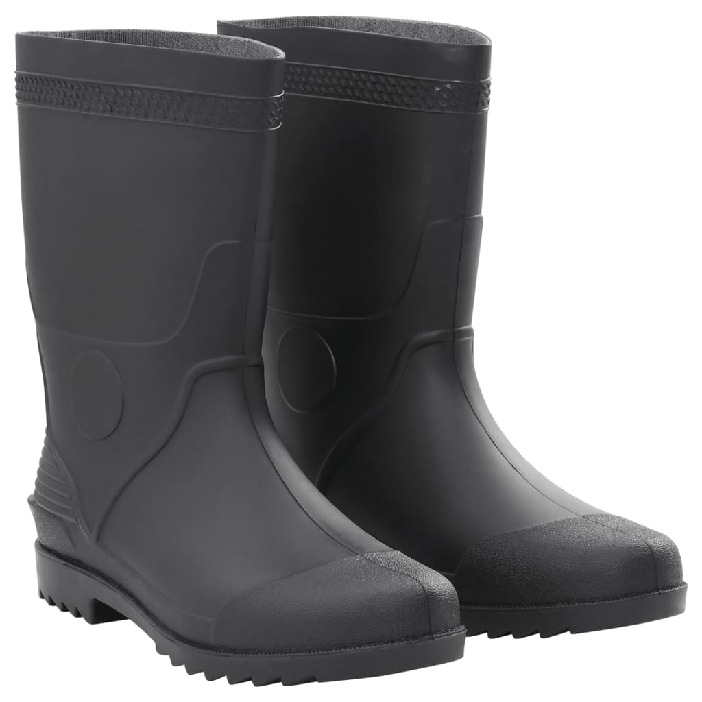 vidaXL Regenlaarzen maat 38 PVC zwart
