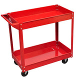 vidaXL Gereedschapswagen 100 kg rood