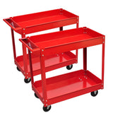 vidaXL Gereedschapswagen 100 kg rood