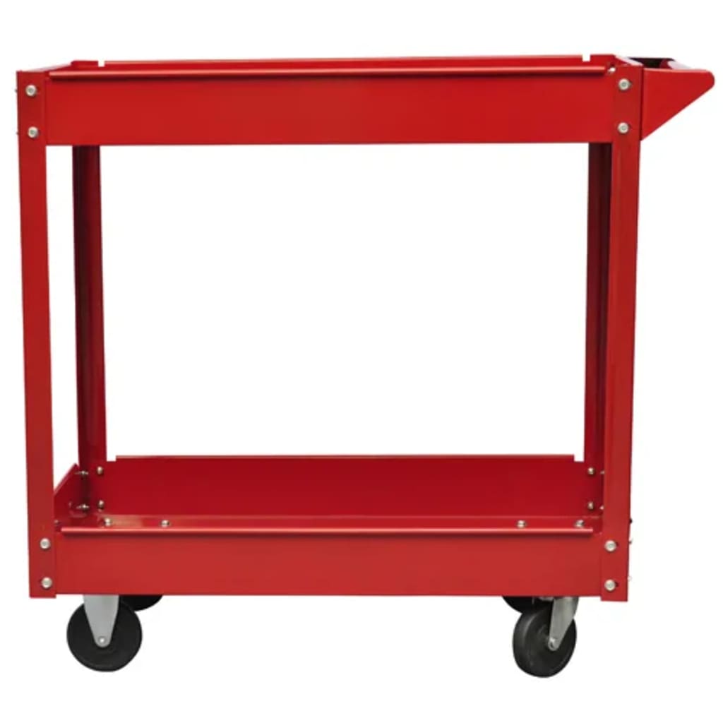 vidaXL Gereedschapswagen 100 kg rood