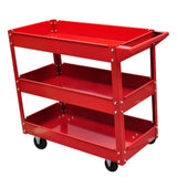 vidaXL Gereedschapswagen 100 kg rood