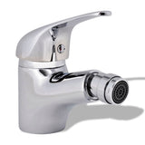 vidaXL Bidet mixer tap chrome